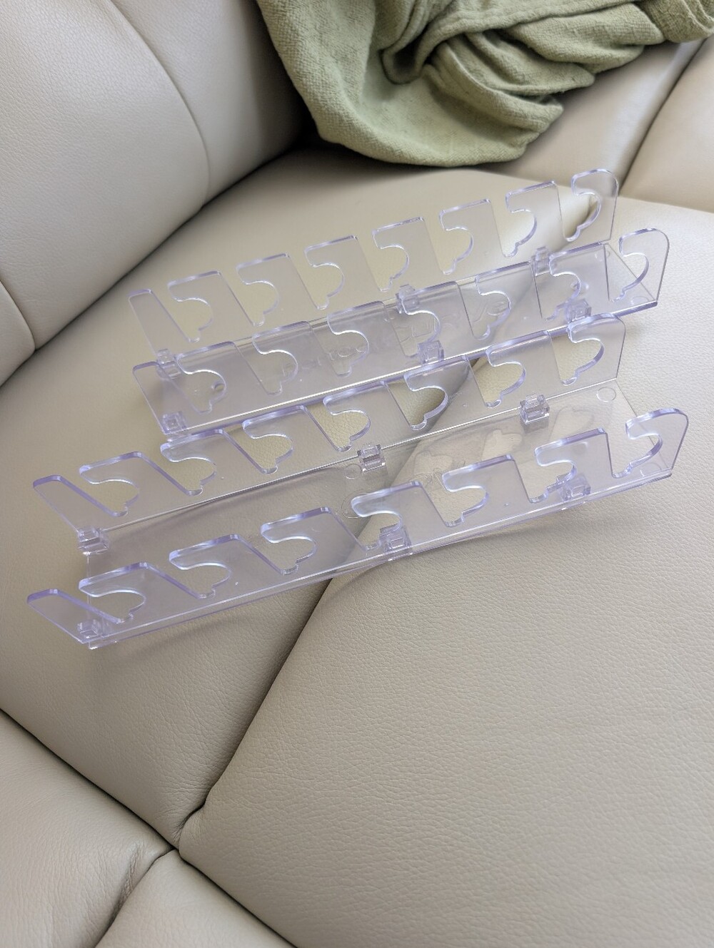 Small Clear Acrylic Baseball Hat Or Other Items Organizer Racks